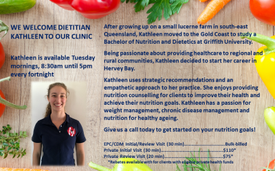 Welcome Dietitian Kathleen!